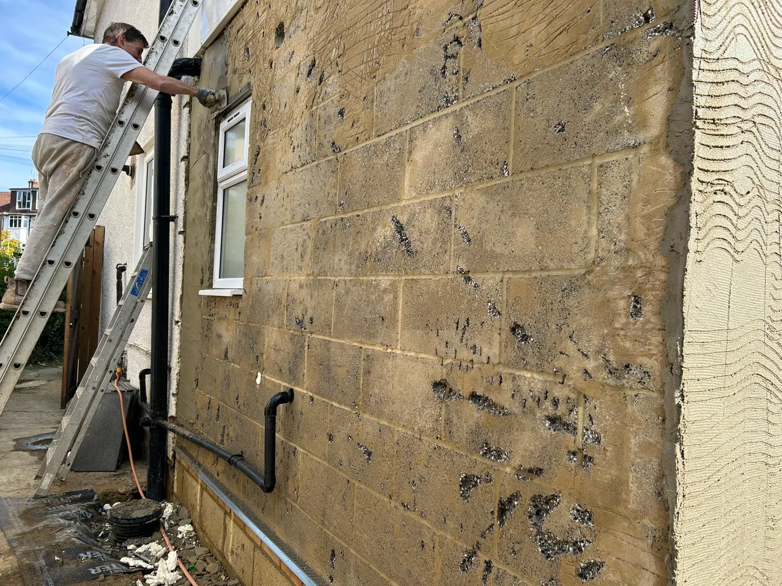 Full Render Removal & Lime Cement Render System